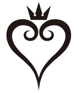 Kingdom_Hearts_Logo_By_Edenco_Arts D5242V3.png (263×311) - Heart Tattoos, Transparent background PNG HD thumbnail