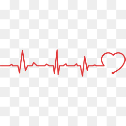 Public Welfare Heartbeat Line, Public Welfare, Red Love, Electrocardiogram Png And Vector - Heartbeat, Transparent background PNG HD thumbnail