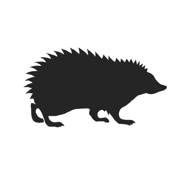 Hedgehog, Hedgehog, - Hedgehog Black And White, Transparent background PNG HD thumbnail