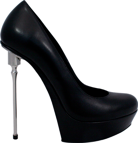Hereu0027S A Little Niche It Seems That A Lot Of Designers Are Into Right Now: Metal Heels. It Seems That A Whole Bunch Of Designers Have Got At Least One Pair Hdpng.com  - Heels, Transparent background PNG HD thumbnail