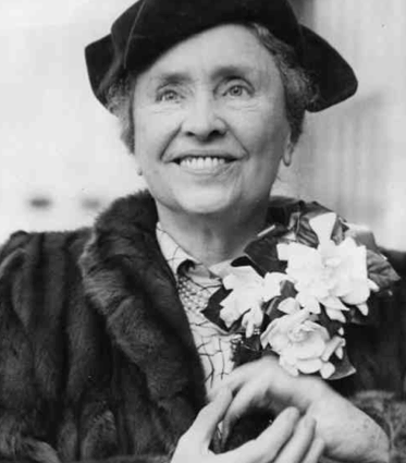 Helen Keller portrait