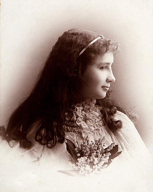 Helen Keller portrait