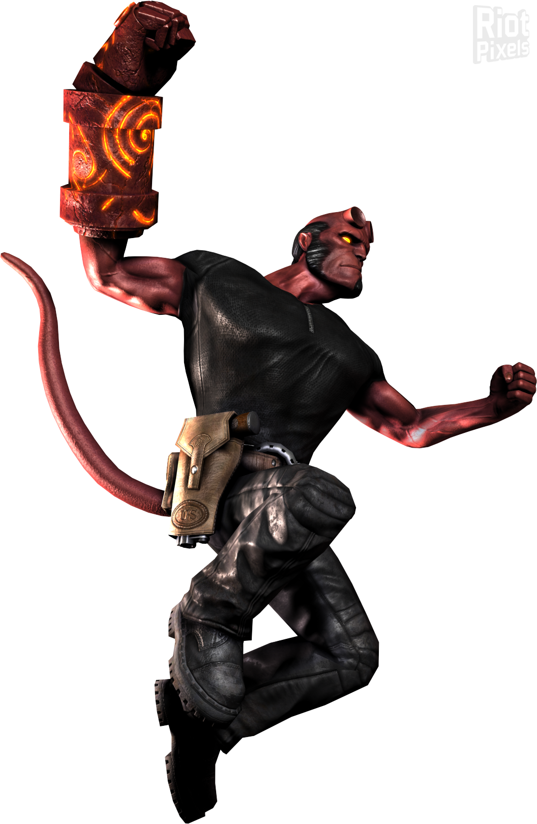 17 August 2008 - Hellboy, Transparent background PNG HD thumbnail