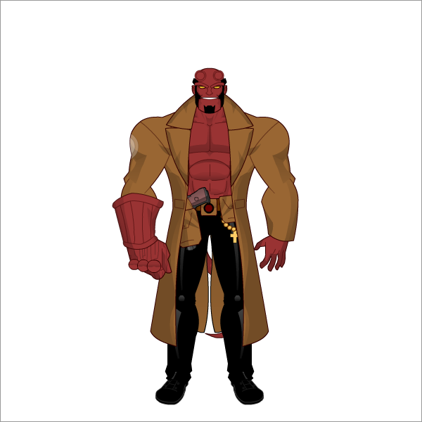 Hellboy By Fabricadeherois Hellboy By Fabricadeherois - Hellboy, Transparent background PNG HD thumbnail