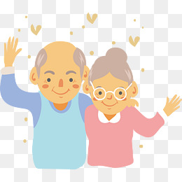 A Kindly Old Couple, Vector Png, Old Couple, Old Couple Png And Vector - Helping Old Age People, Transparent background PNG HD thumbnail
