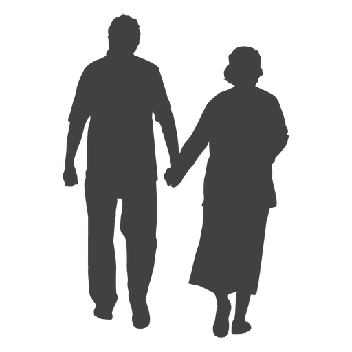 Old Age Couple Walking Transparent Png - Helping Old Age People, Transparent background PNG HD thumbnail