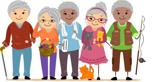 Clip Art and Information for International Day For the Elderly, Helping The Elderly PNG - Free PNG