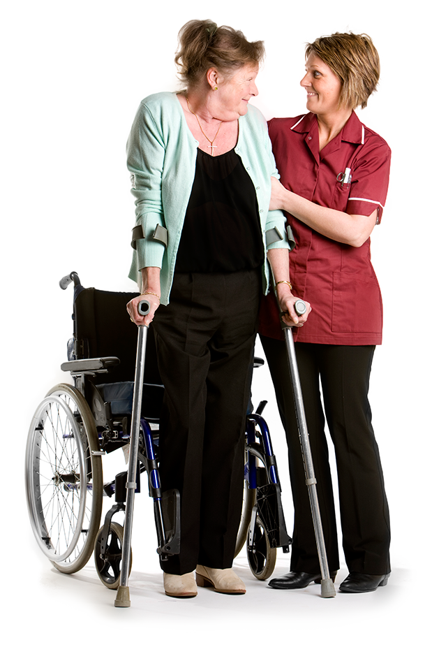 Healthcare Worker Helping Senior - Helping The Elderly, Transparent background PNG HD thumbnail