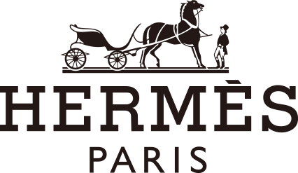 Hermes logo, white background