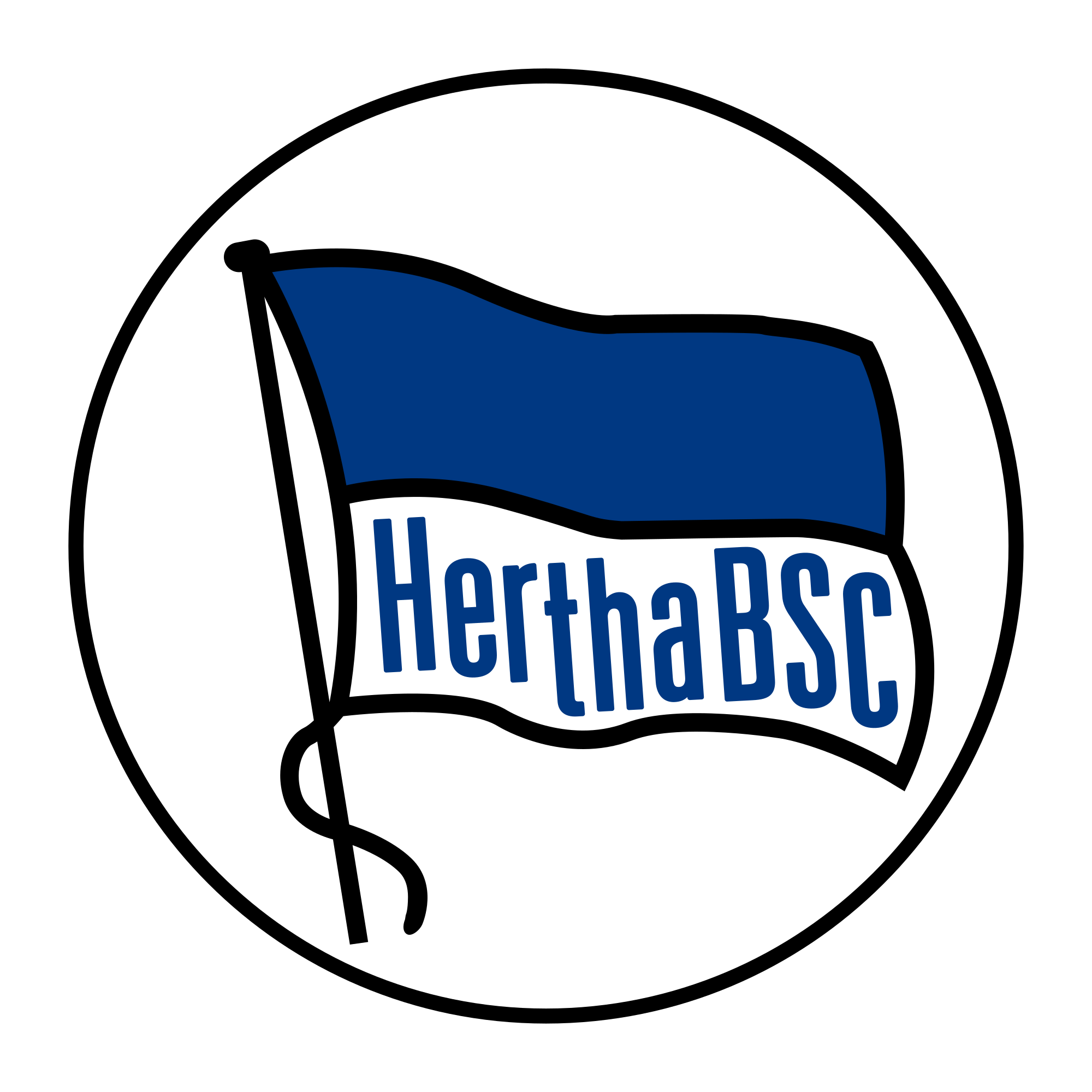 Datei:hertha Bsc Logo Bis 1999.svg - Hertha Bsc, Transparent background PNG HD thumbnail