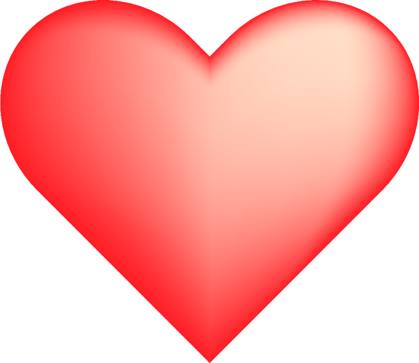 Herz, Schatten, Rot, Liebe, Romantische, Sich Verlieben - Herzen Rot, Transparent background PNG HD thumbnail