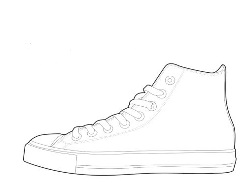Shoe Outline Template | Picturespider Pluspng.com - High Heel Outline, Transparent background PNG HD thumbnail