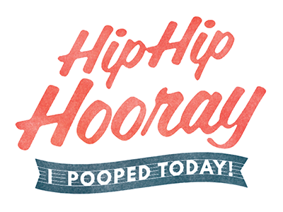 Hip Hip Hooray PNG - Poop Shirt Small