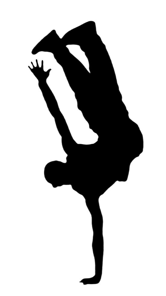 Dancer Silhouette In Black, Some In Lines Or Grayscale, Of Dancing Couples And Singles - Hip Hop Dance Black And White, Transparent background PNG HD thumbnail