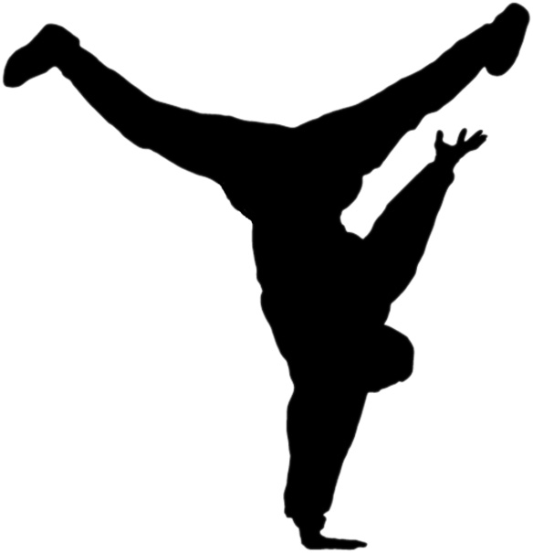 Hip Hop Dance PNG Black And White - Have The Most Fun Danc