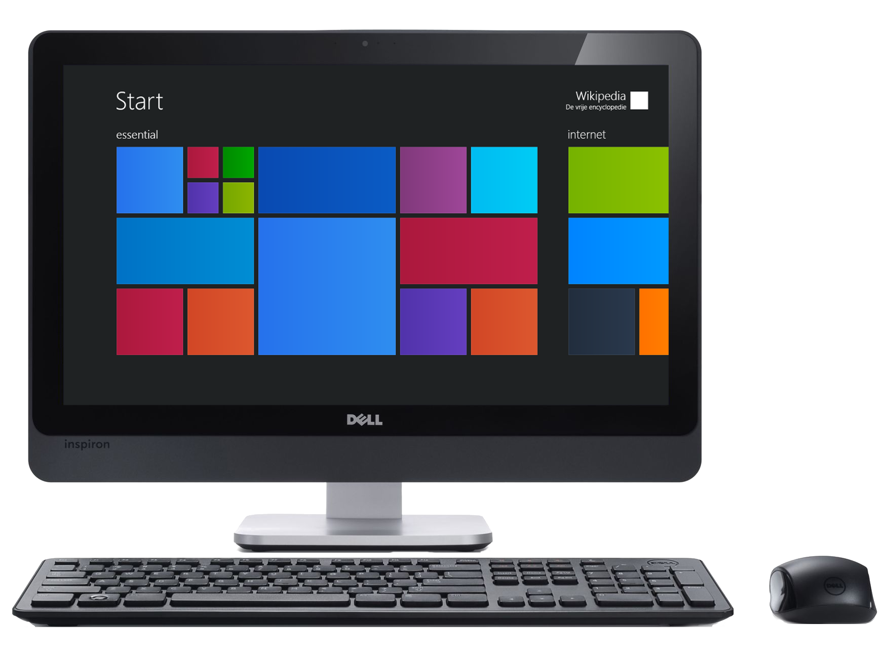 File:dell Inspiron One 23 Touch Aio Desktop Pc.png - History Of Dell, Transparent background PNG HD thumbnail