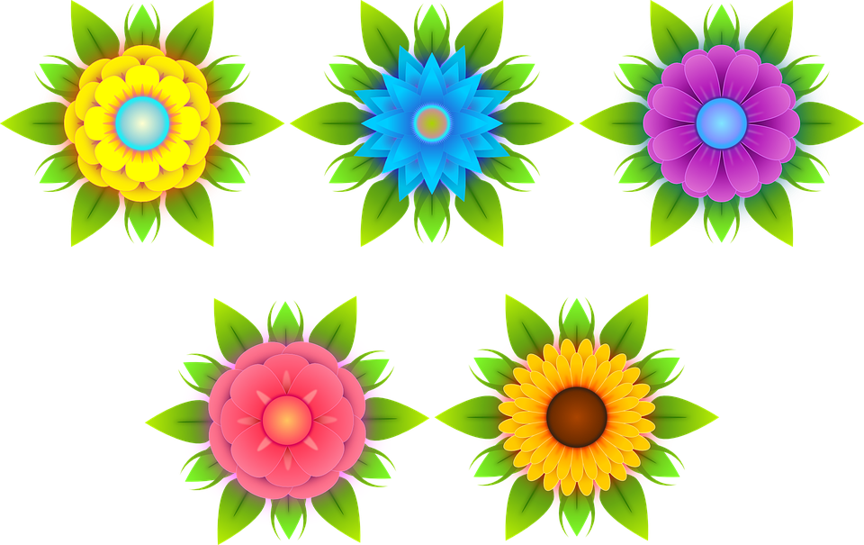 Free Vector Graphic: Flowers, Bloom, Sun Flower, Plants   Free Image On Pixabay   162077 - Hoa, Transparent background PNG HD thumbnail