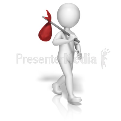 Stick Figure Hobo Powerpoint Clip Art - Hobo Stick, Transparent background PNG HD thumbnail