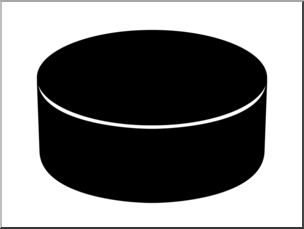 Clip Art: Ice Hockey Puck Bu0026W 1 I Abcteach Pluspng.com   Preview 1 - Hockey Puck Black And White, Transparent background PNG HD thumbnail
