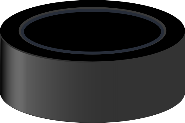 Hockey Puck Clip Art At Clker Pluspng.com   Vector Clip Art Online, Royalty Free U0026 Public Domain - Hockey Puck Black And White, Transparent background PNG HD thumbnail