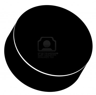 Hockey Puck PNG Black And White - Hockey Puck Clipart | 