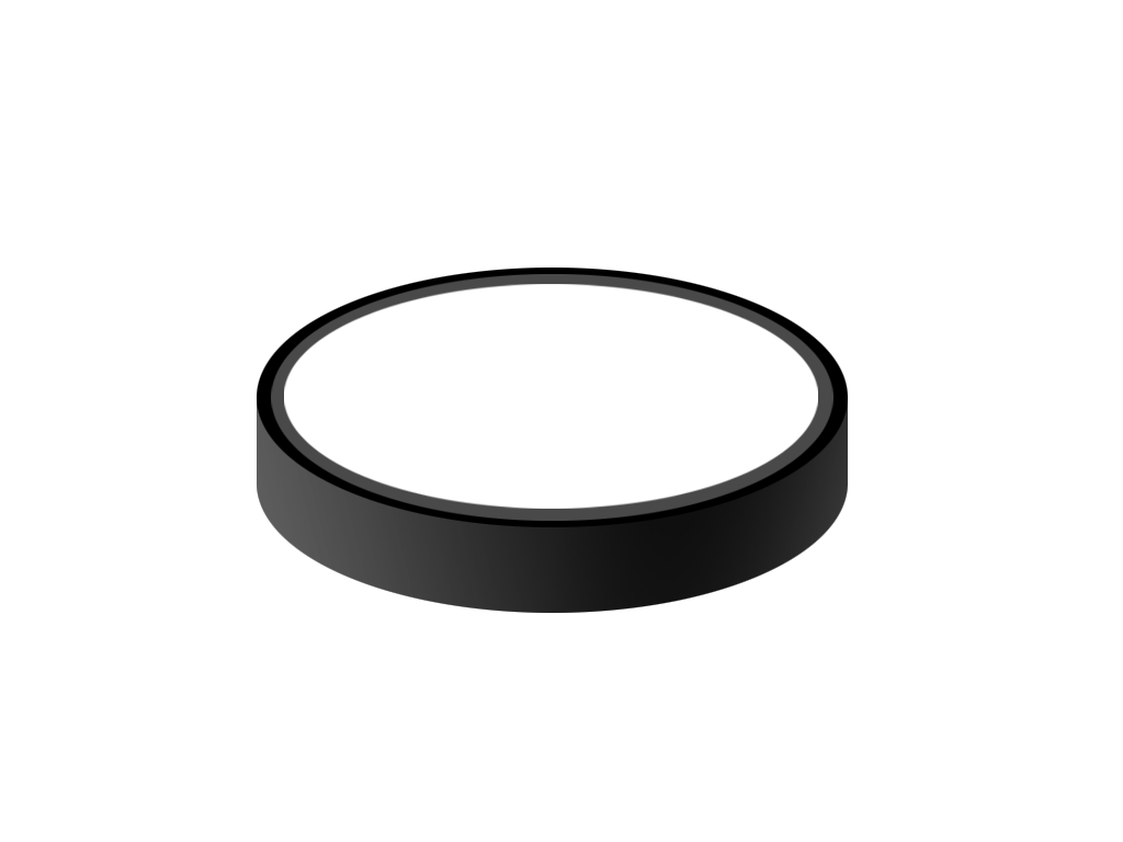 Hockey Puck Image - Hockey Puck Black And White, Transparent background PNG HD thumbnail