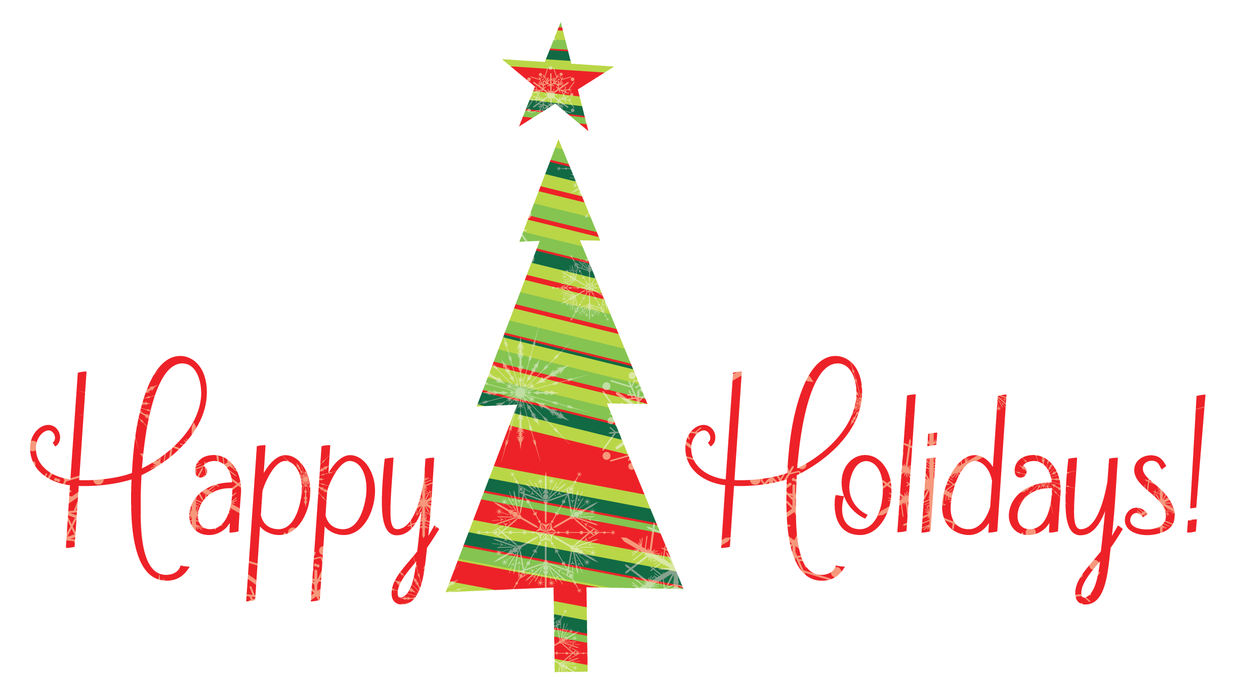 Happy Holidays With Tree Png Image #34700 - Holidays, Transparent background PNG HD thumbnail
