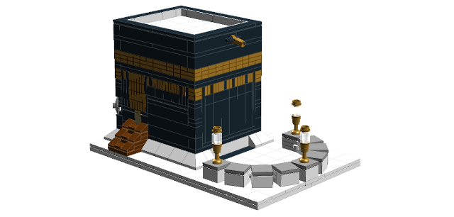 Building, Architecture, Lego, Wildchicken13, Kaaba, Mecca, Mosque, Holy, Islamic, Saudi, Arabia, - Holy Kaaba, Transparent background PNG HD thumbnail