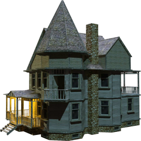 Halloween House PNG Free Down