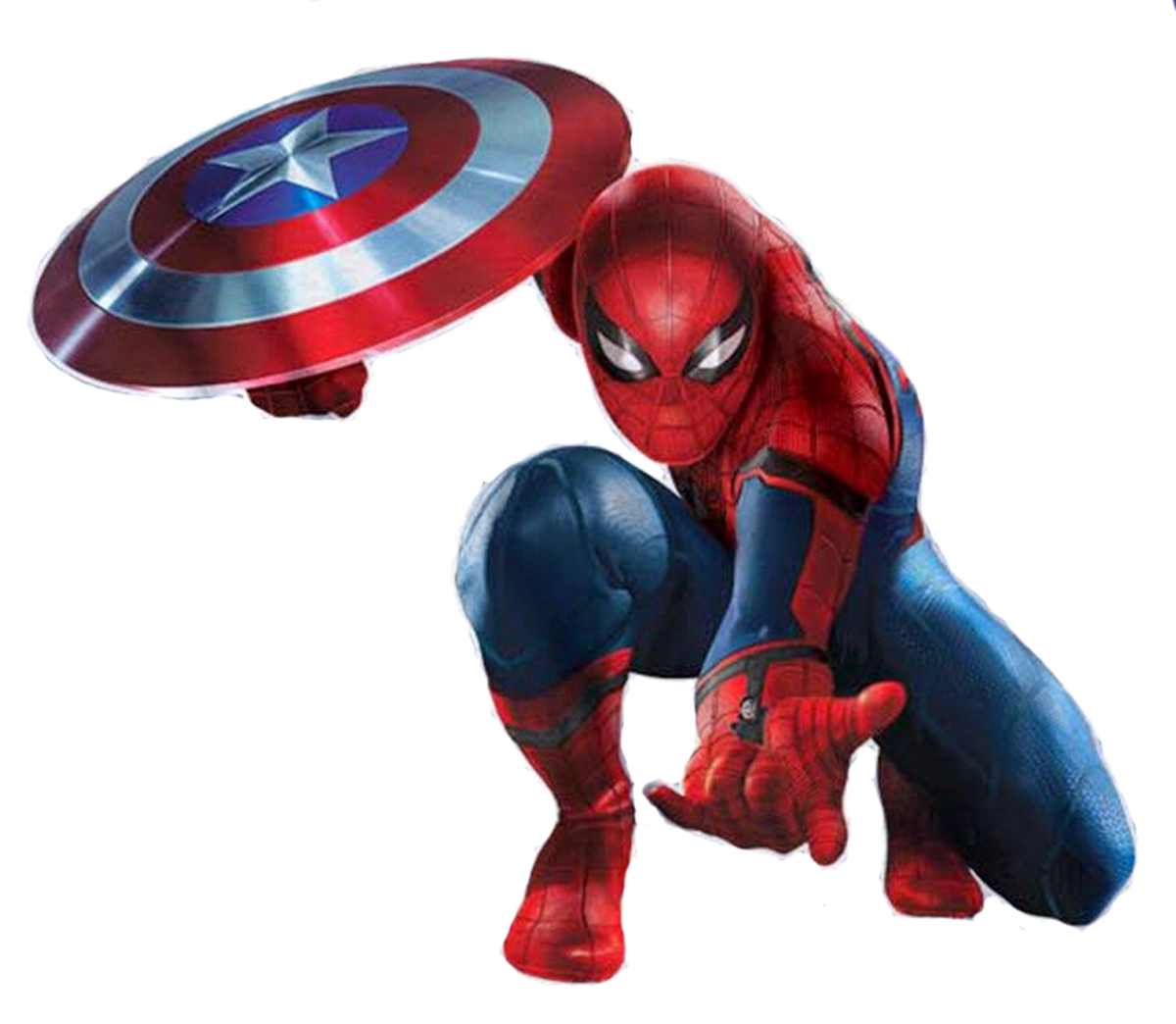 Captain America Civil War Promoart Spiderman.jpg - Homecoming, Transparent background PNG HD thumbnail
