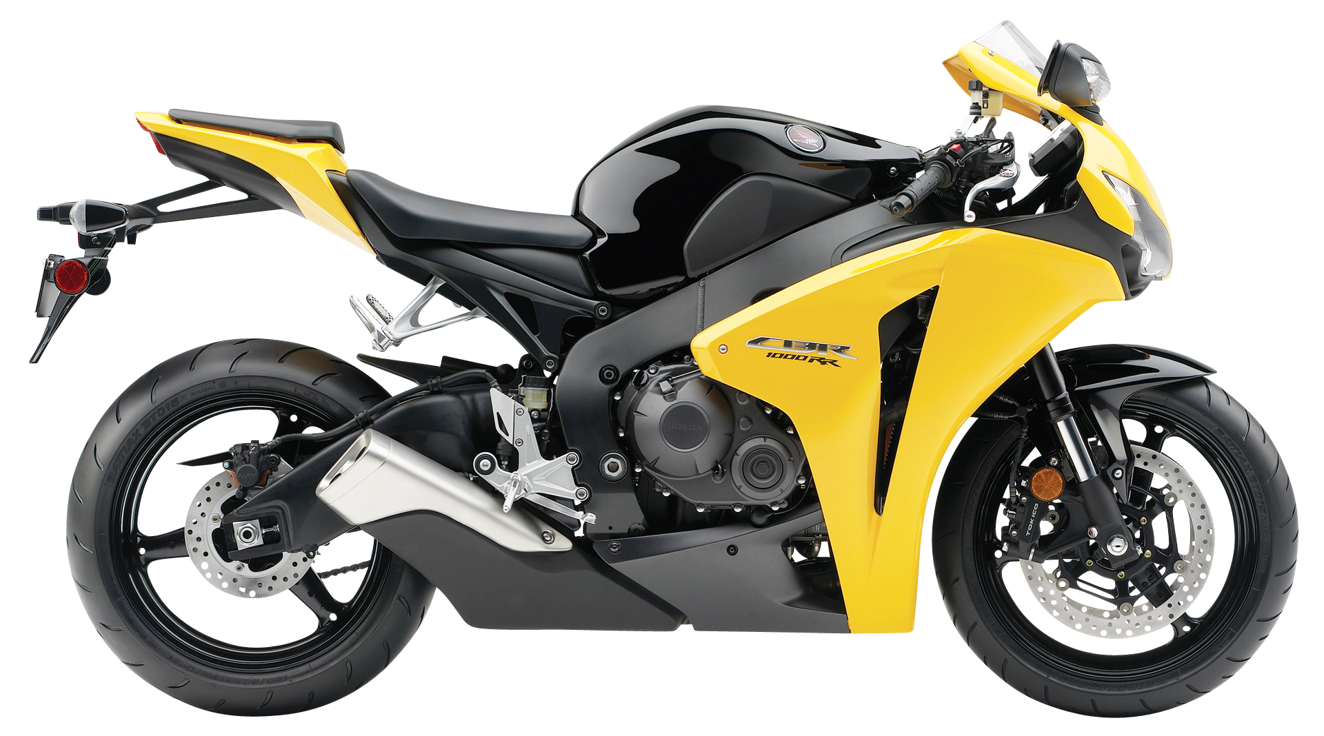 Honda Cbr 1000Rr Yellow Motorcycle Bike Png Image - Honda, Transparent background PNG HD thumbnail