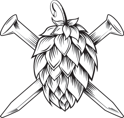 413X395 Rock Island Public House U2013 Drink Better. - Hop Black And White, Transparent background PNG HD thumbnail