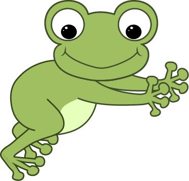 Frog Clipart 59 - Hopping Frog, Transparent background PNG HD thumbnail