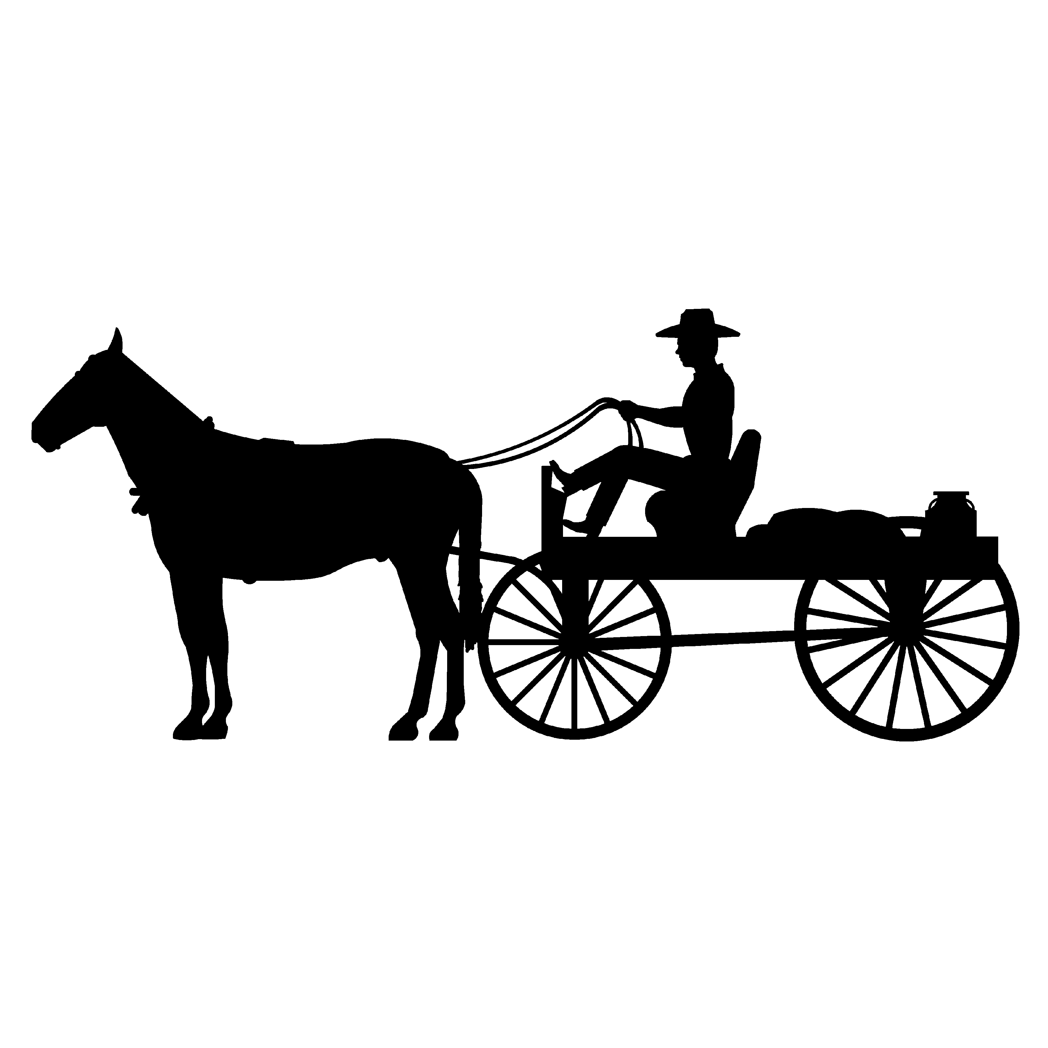 Free Clipart Horse And Buggy Pictures Of Horses - Horse And Buggy, Transparent background PNG HD thumbnail