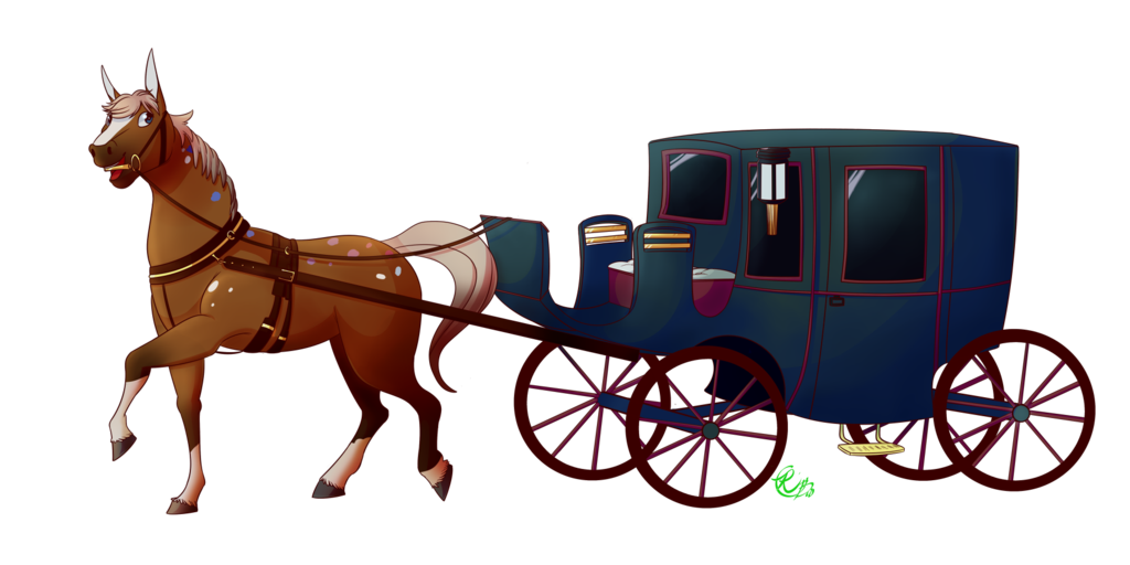 Horse And Buggy Png - Horse Carriage   [Comm] By Riboo Hdpng.com , Transparent background PNG HD thumbnail