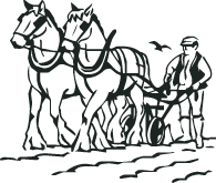 Kingham Plough Horses - Horse And Plow, Transparent background PNG HD thumbnail