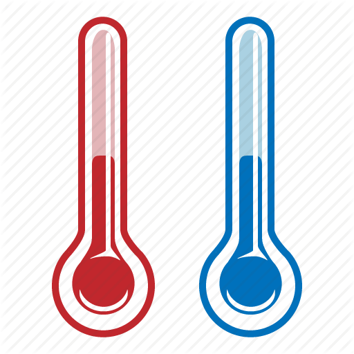 Cold, Freezing, Hot, Temperature, Thermometers, Warm, Weather Icon - Hot And Cold, Transparent background PNG HD thumbnail