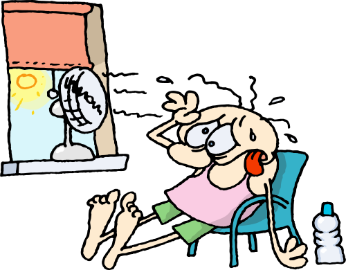 Air Conditioning On A Hot Humid Day - Hot And Humid, Transparent background PNG HD thumbnail