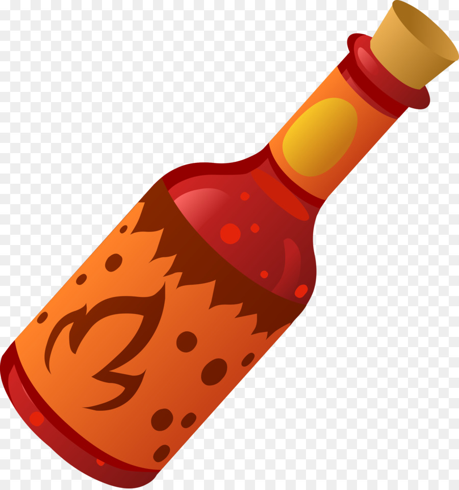 Barbecue Sauce Hot Sauce Chili Pepper Clip Art   Sauces Cliparts - Hot Sauce Bottle, Transparent background PNG HD thumbnail