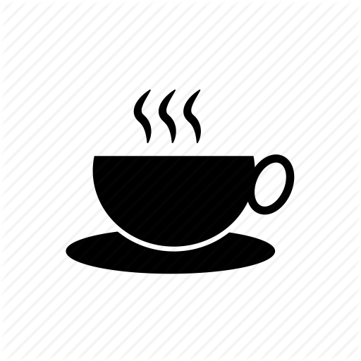 Coffee, Coffee Cup, Hot Coffee, Hot Tea, Tea, Tea Cup Icon - Hot Tea Black And White, Transparent background PNG HD thumbnail