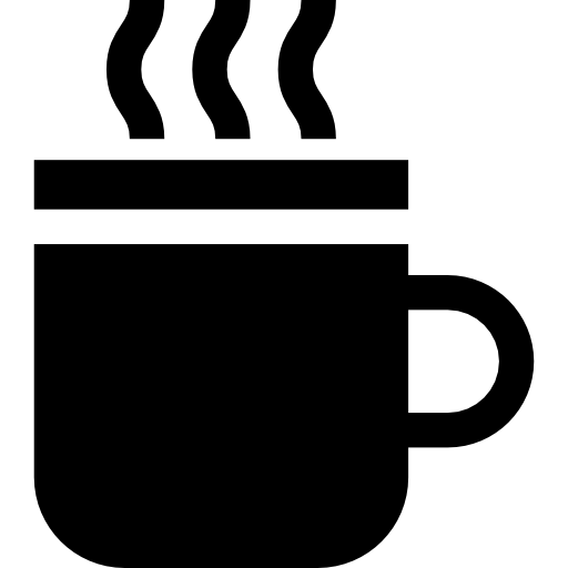 Hot Tea PNG Black And White -  SVG Plus