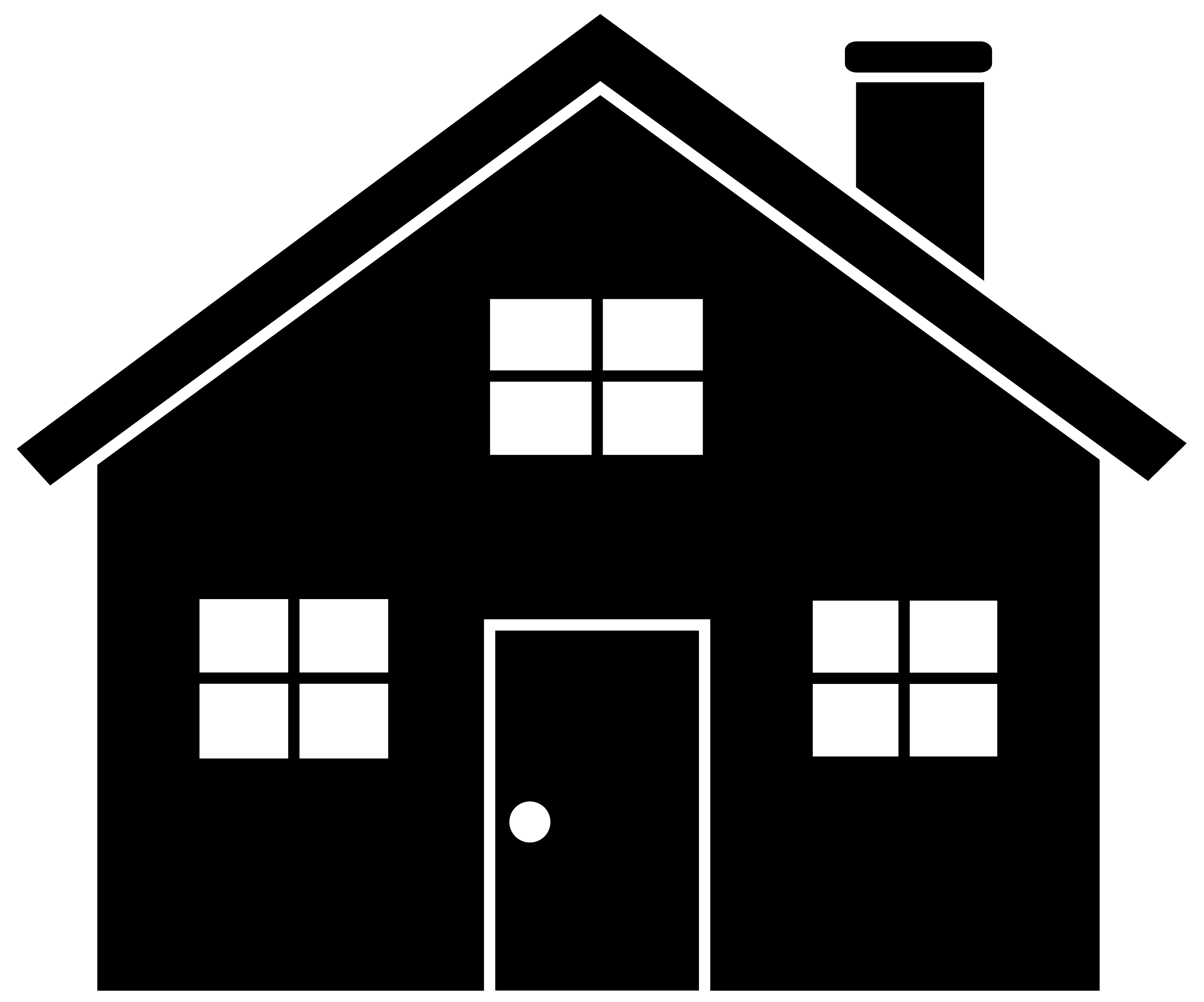 House Clipart Black And White Png. - House Clipart, Transparent background PNG HD thumbnail