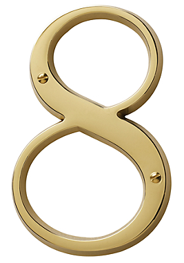 Badlwin House Number   8 - House Numbers, Transparent background PNG HD thumbnail