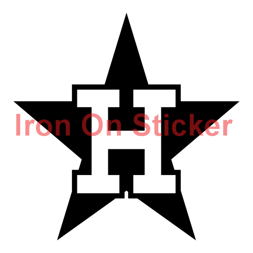 Houston Astros Logo Black And White Clipart - Houston Astros Vector, Transparent background PNG HD thumbnail