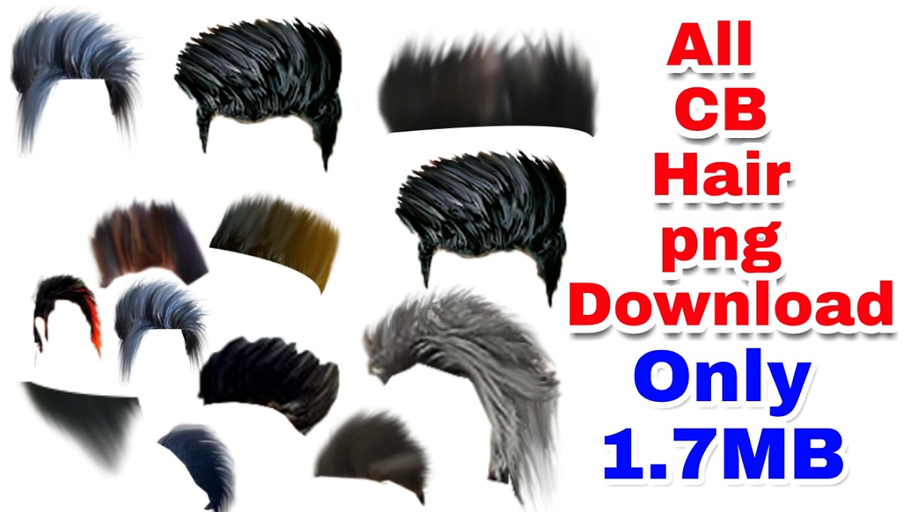 How To Cb Edits All Hair Png Download || Hair Png Download Easy Steps - Hair, Transparent background PNG HD thumbnail