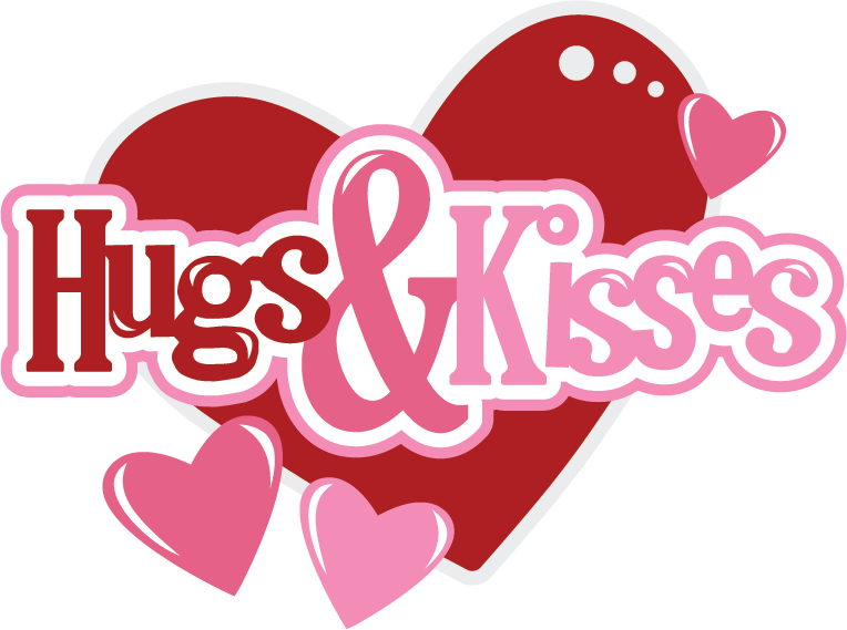 Heart Hug Cliparts #2849587, Hug And Kiss PNG - Free PNG