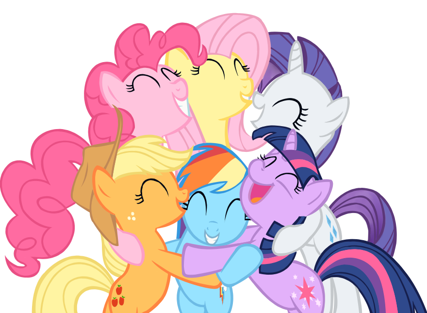 My Little Pony Png Photo   Png Hugs Friends - Hugs, Transparent background PNG HD thumbnail