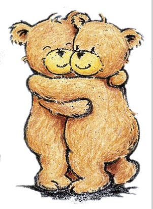 Teddy Bear Hug   Png Hugs Friends - Hugs, Transparent background PNG HD thumbnail