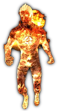 Human Torch (Hd).png - Human Torch, Transparent background PNG HD thumbnail