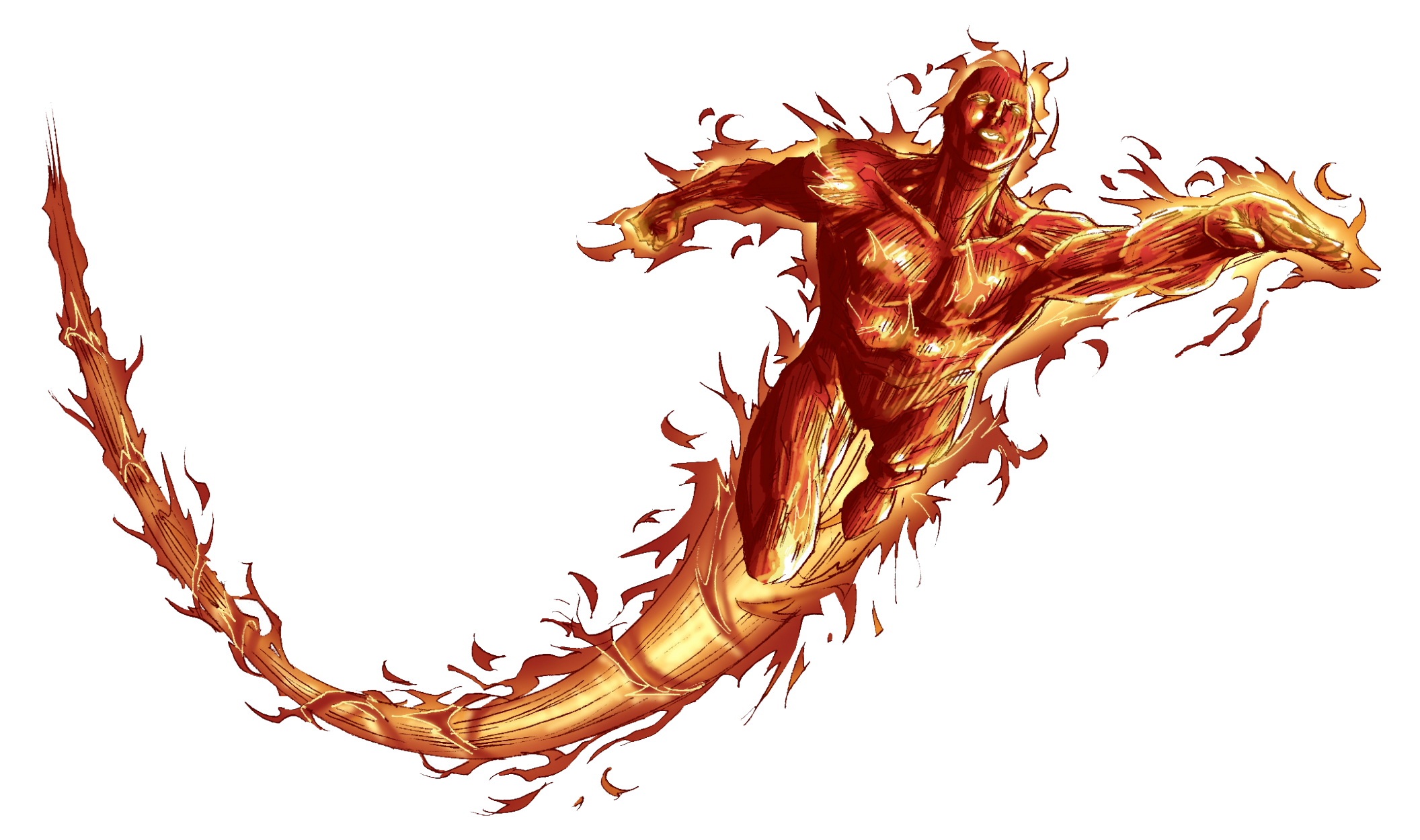 Human Torch Png Hd Png Image - Human Torch, Transparent background PNG HD thumbnail